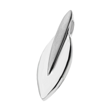 Zawieszka srebro blaszka łezka gładka+mat nr A6 06670985-04 próba 925