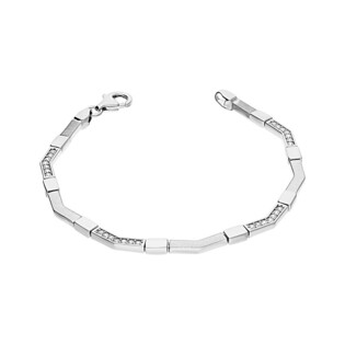 Bransoleta zygzak z cyrkoniami OL RTB63 próba 925