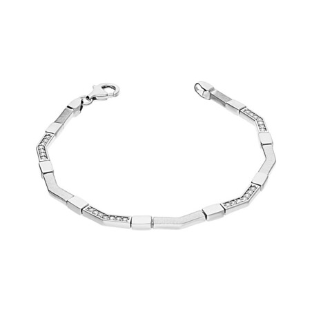 Bransoleta zygzak z cyrkoniami OL RTB63 próba 925