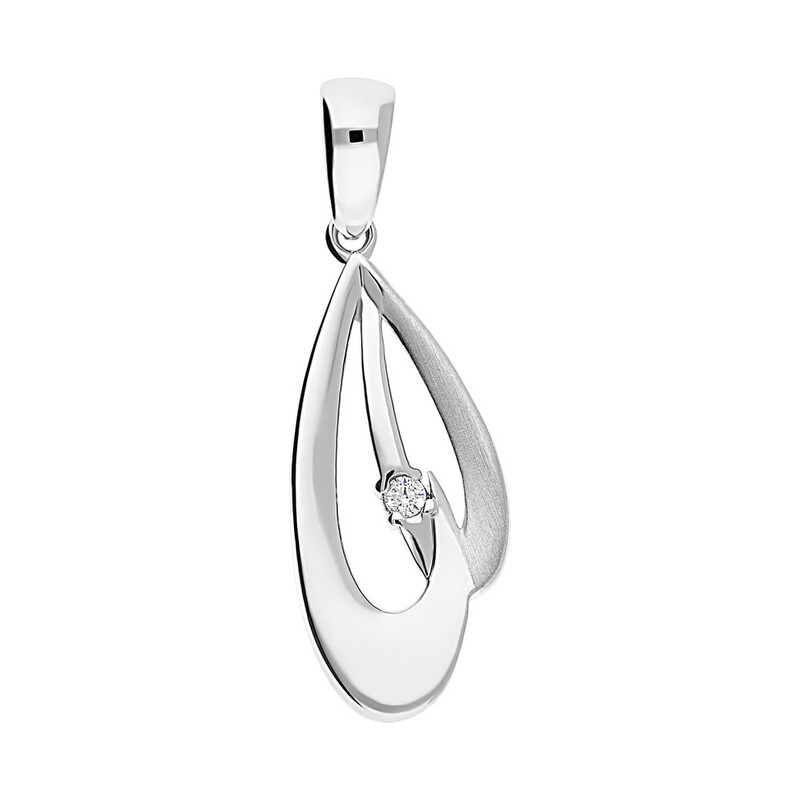 Komplet kropla ażur srebrne kolczyki i zawieszka OL ZS-EP311 próba 925