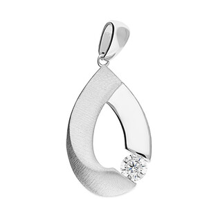 Komplet kropla pusta srebrne kolczyki i zawieszka OL ZS-EP201 próba 925