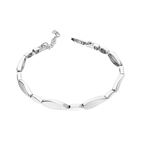 Bransoleta owal blask+mat OL RTB338 próba 925