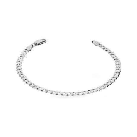 Bransoletka srebrna pancer grawerowany 4 mm