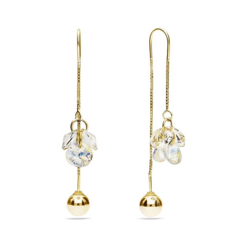 Kolczyki SPARK Vinber Gold CQ KWKLG6428CAB próba 925