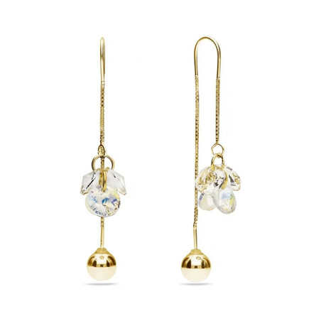 Kolczyki SPARK Vinber Gold CQ KWKLG6428CAB próba 925