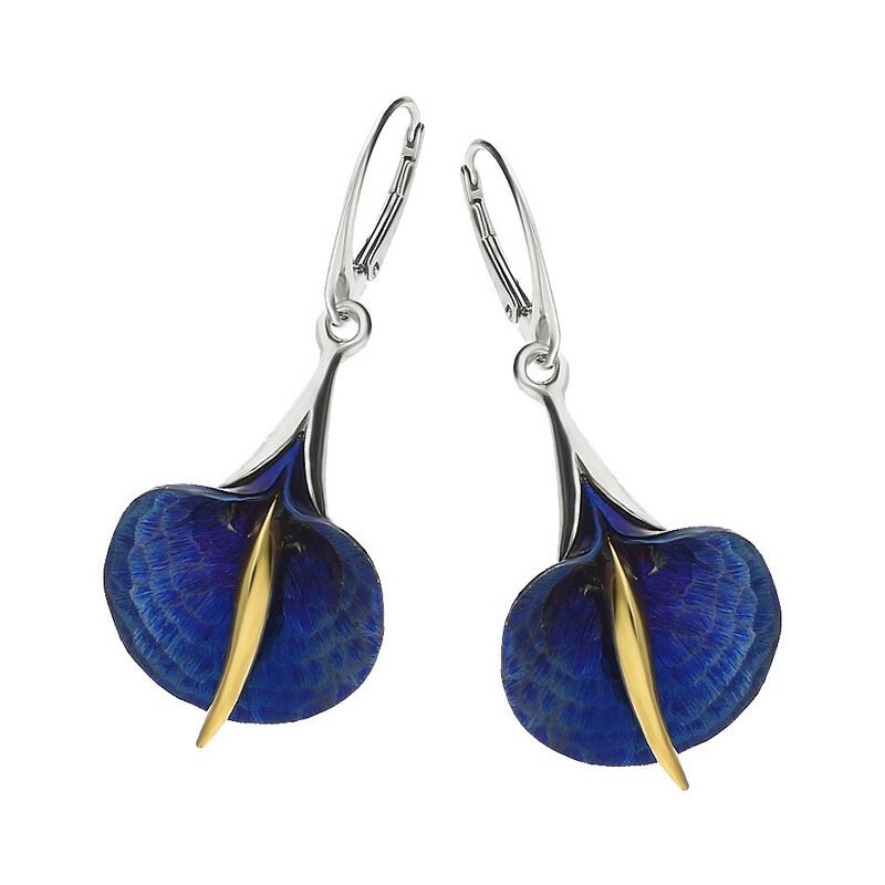 Kolczyki tytanowe kalia gładka bigiel zamknięty OR A-EMH kalia próba 925