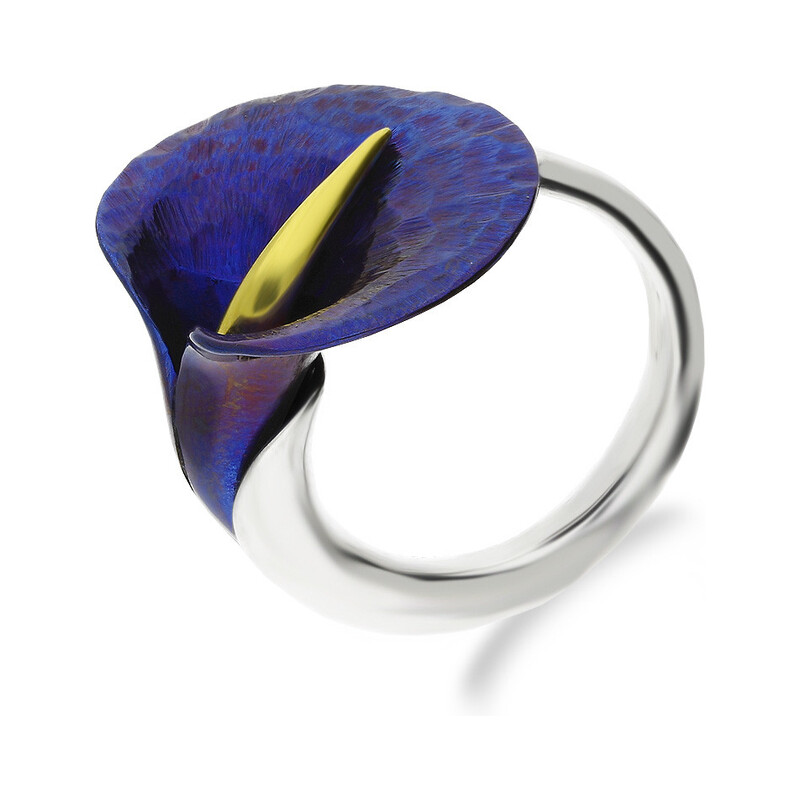 Pierścionek tytanowy kalia gładka OR A-RS kalia próba 925