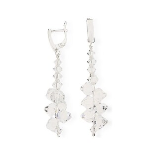 Kolczyki srebrne SPARK z kryształami Swarovskiego CQ KW63015301C