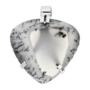 Zawieszka agat dendrytowy  Turcja GX MINERALS GX-agden-4 próba 925