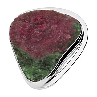 Zawieszka kamień rubinu-Tunezja GX MINERALS GX-rub-1 próba 925