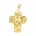 Krzyżyk złoty głowa z wizerunkiem AR XXDCLKP0679-BR próba 585