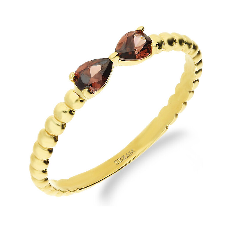 Pierścionek RINGS kokarda z cyrkonii PY YYZ0701 próba 375