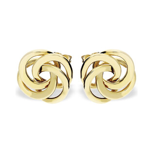 Kolczyki złote obwarzanki, sztyft nr AR E9934 próba 333