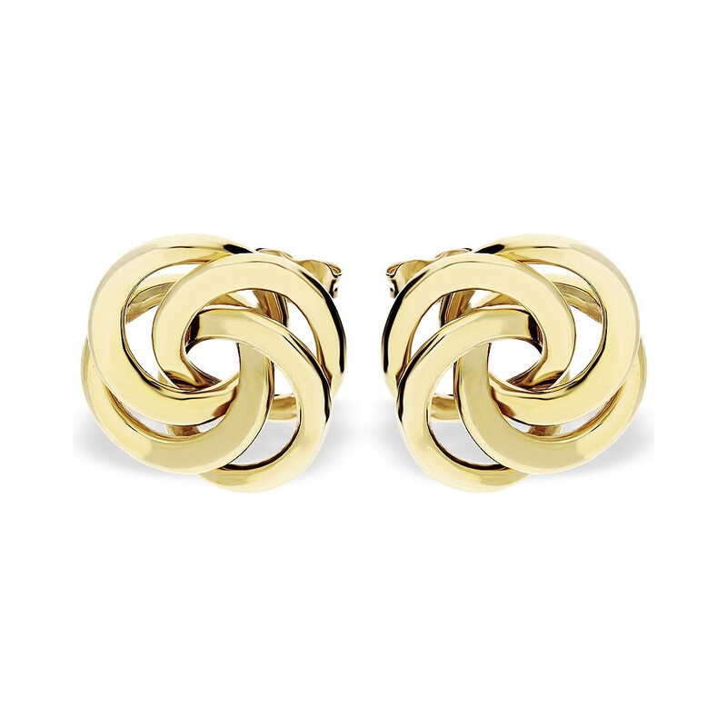 Kolczyki złote obwarzanki, sztyft nr AR E9934 próba 333