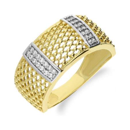 Pierścionek kopułka cyr.b pionowo nr NB 501331 próba 585