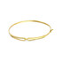 Bransoleta złota bangle X z cyrkoniami PY BLZ0990 próba 375