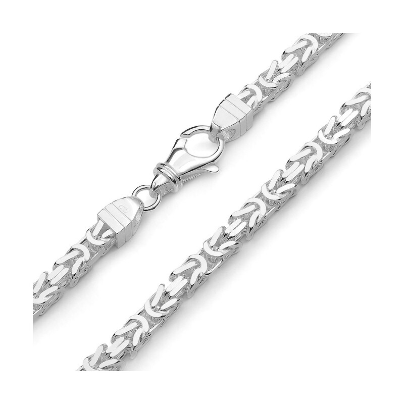 Łańcuszek srebrny królewski BC 1380-140 4l próba 925