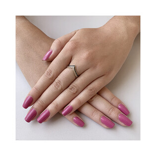 Pierścionek złoty z białymi i czarnymi cyrkoniami w szpic MZ T5-R-308-CZ próba 375