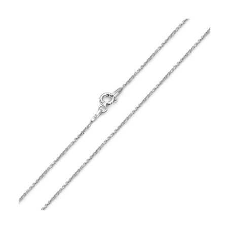 Łańcuszek srebrny rodowany splot anker 0,6 mm próba 925