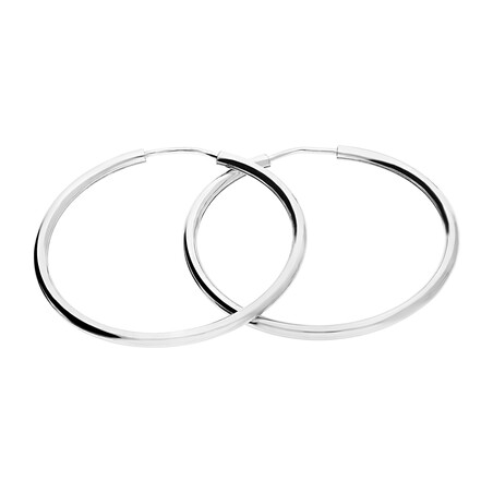 Kolczyki srebrne kółka szarniry 30mm nr NI KSZ-30mm próba 925