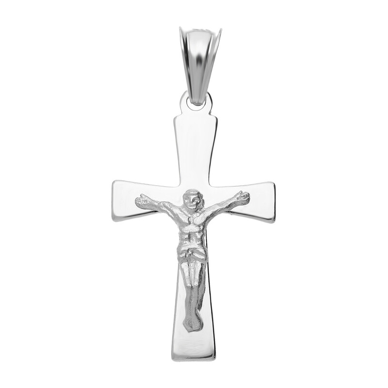 Krzyżyk srebrny z wizerunkiem Jezusa MV K178 próba 925