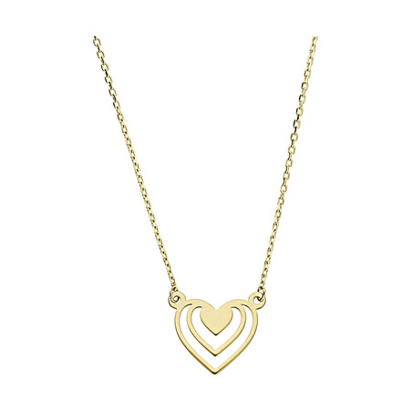 Naszyjnik złoty potrójne serce nr MZ T23-N-0218-8-LZ próba 375