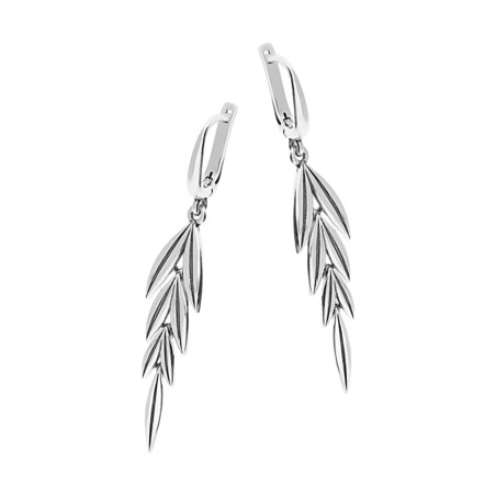 Kolczyki srebrne kłos oksydowany/ang.zap. SZ SG-230-KA-S próba 925