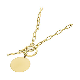Naszyjnik pozłacany kółko blask/anker A6 07480283-00 próba 925