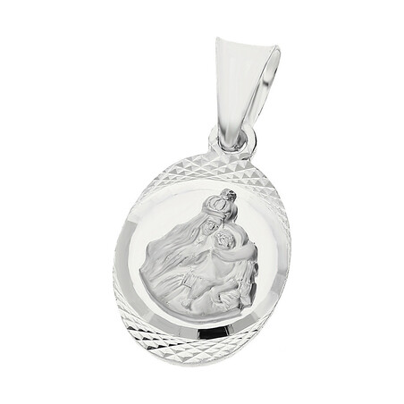 Medalik srebrny Szkaplerz owal V GMD110 próba 925