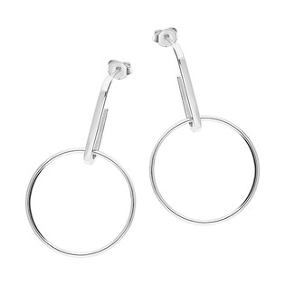 Kolczyki kółko ramka na haku/sztyft A6 07170255-00 próba 925