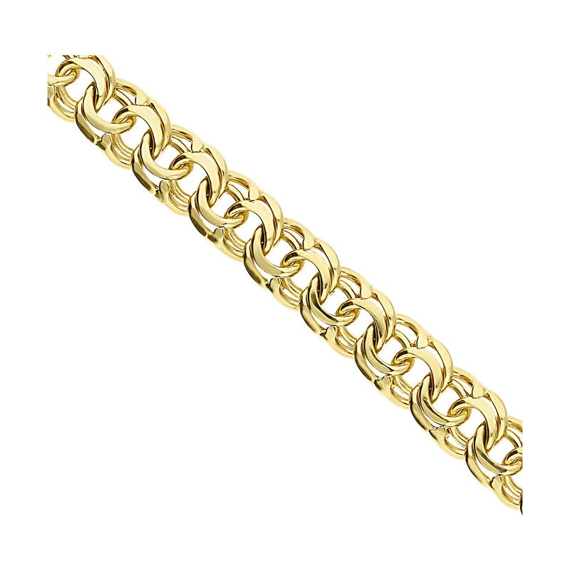 Łańcuszek złoty garibaldi DJ GARI 140 próba 585