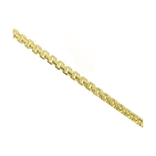 Łańcuszek złoty kostka okrągła DJ VENEZIANA 068 próba 585