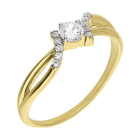 Pierścionek złoty MARIAGE bis ażur DJ PREMIUM 108M próba 585