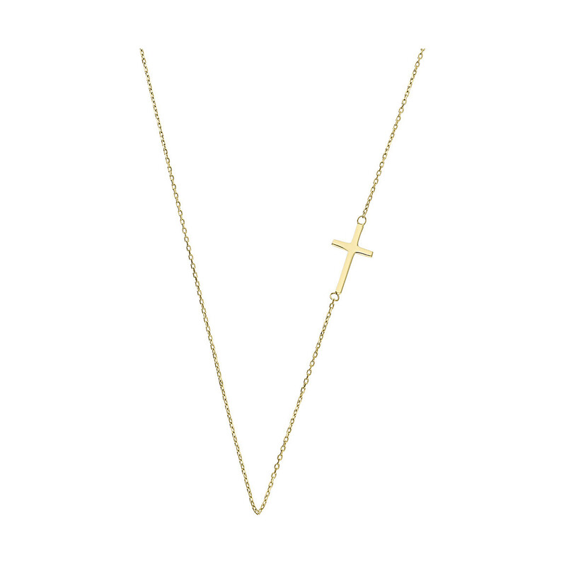 Naszyjnik złoty krzyżyk nr MZ T23-N-0115-1 próba 375