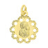 Medalik złoty Częstochowska w ażurowym kwiatku CB M-1255 próba 585