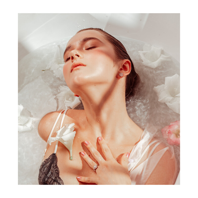 Srebrne kolczyki 925 z cyrkoniami