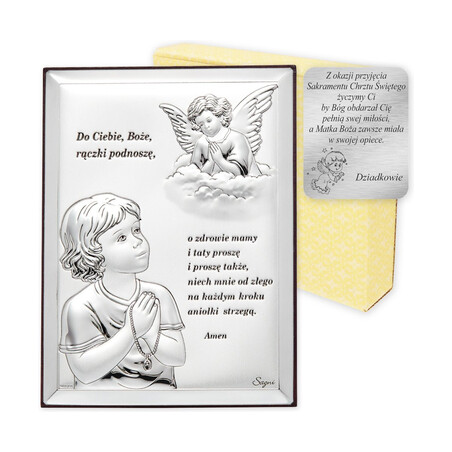 Art.Dekoracyjne obrazek Anioł Śtroż-modlitwa WJ 31300