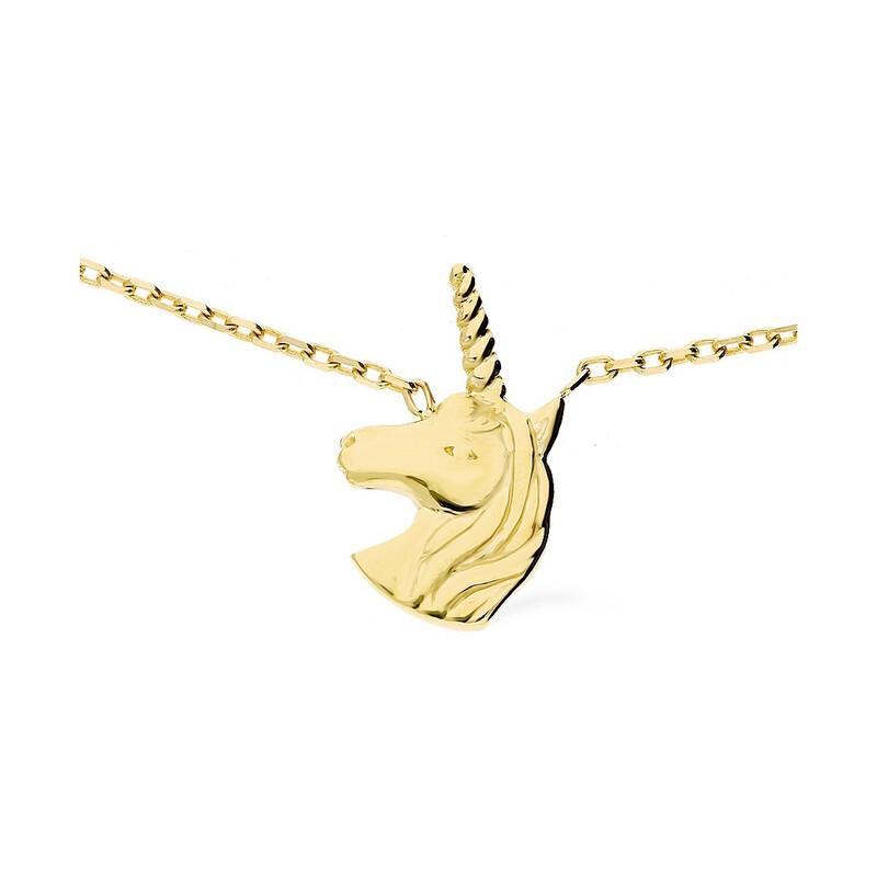 Naszyjnik jednorożec blask MZ T23-N-0218-26-II próba 333