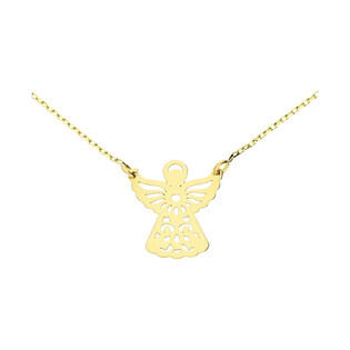 Naszyjnik złoty anioł ażur/anker nr MZ T23-N-0218-9-LZ próba 585