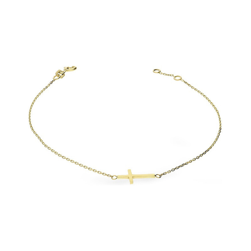 Bransoleta krzyżyk/anker MZ T23-NB-0115-1 próba 375