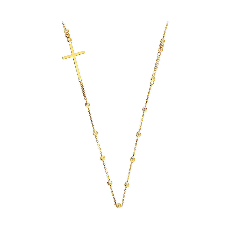 Naszyjnik D&G różaniec-krzyżyk bokiem/rolo AR X5FOR6N4631-DC próba 375