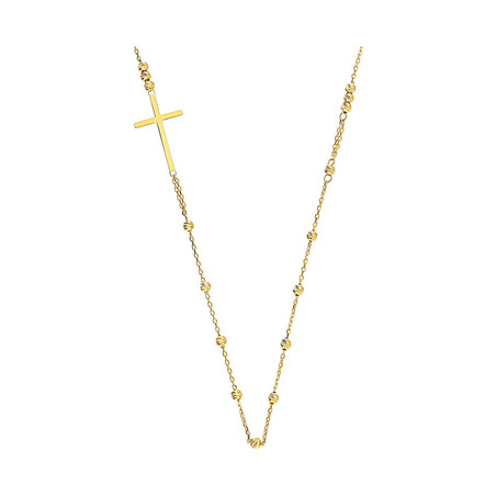 Naszyjnik D&G różaniec-krzyżyk bokiem/rolo AR X5FOR6N4631-DC próba 375