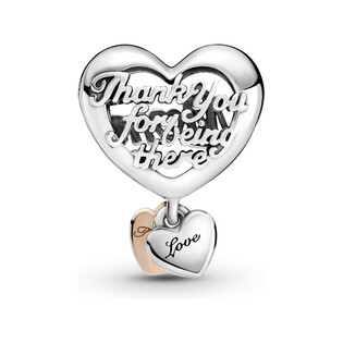 Charms Pandora platerowany 14k różowym złotem PE 789372C00