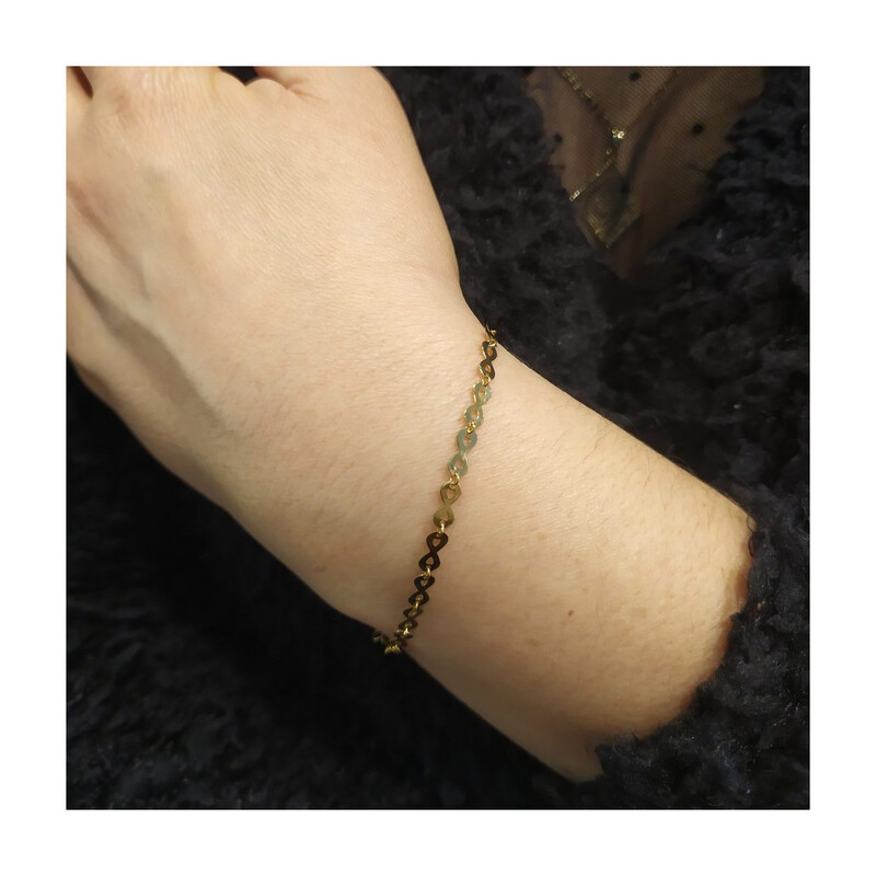 Bransoleta infinity blask LP 13U24-LKB0004-Y próba 375