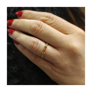 Pierścionek RINGS kokarda z cyrkonii PY YYZ0701 próba 375