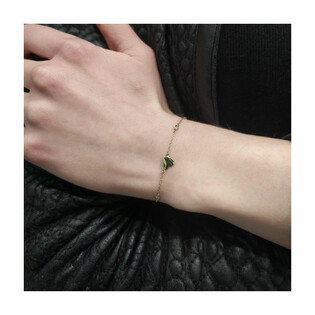 Bransoleta złota z sercami blask AR XFFOR6B3724-II-FCZ próba 585