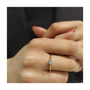 Pierścionek złoty z cyrkonią Royal nr BE W-220B cyrkonia próba 585