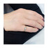Złoty pierścionek zaręczynowy dwukolorowy z diamentem UNICO Magic DI tz171 próba 585 Sezam - 1