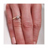 Pierścionek zaręczynowy z diamentem FLOWER RS0157 próba 585 Sezam - 1