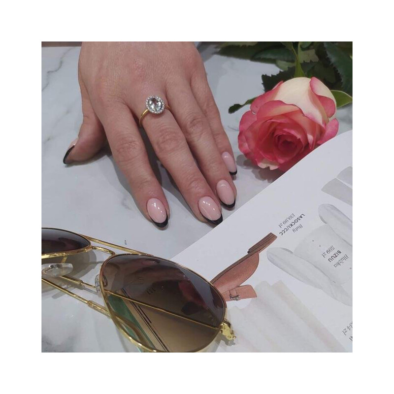 Pierścionek topaz white 1,60ct RO C4351-WT owal Markiza próba 585